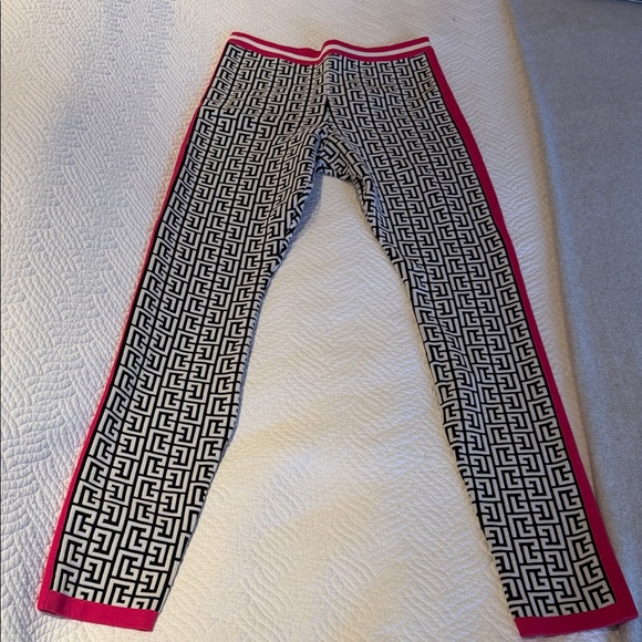 Balmain knit leggings with Balmain monogram NEW- size 42 - Picture 2 of 6